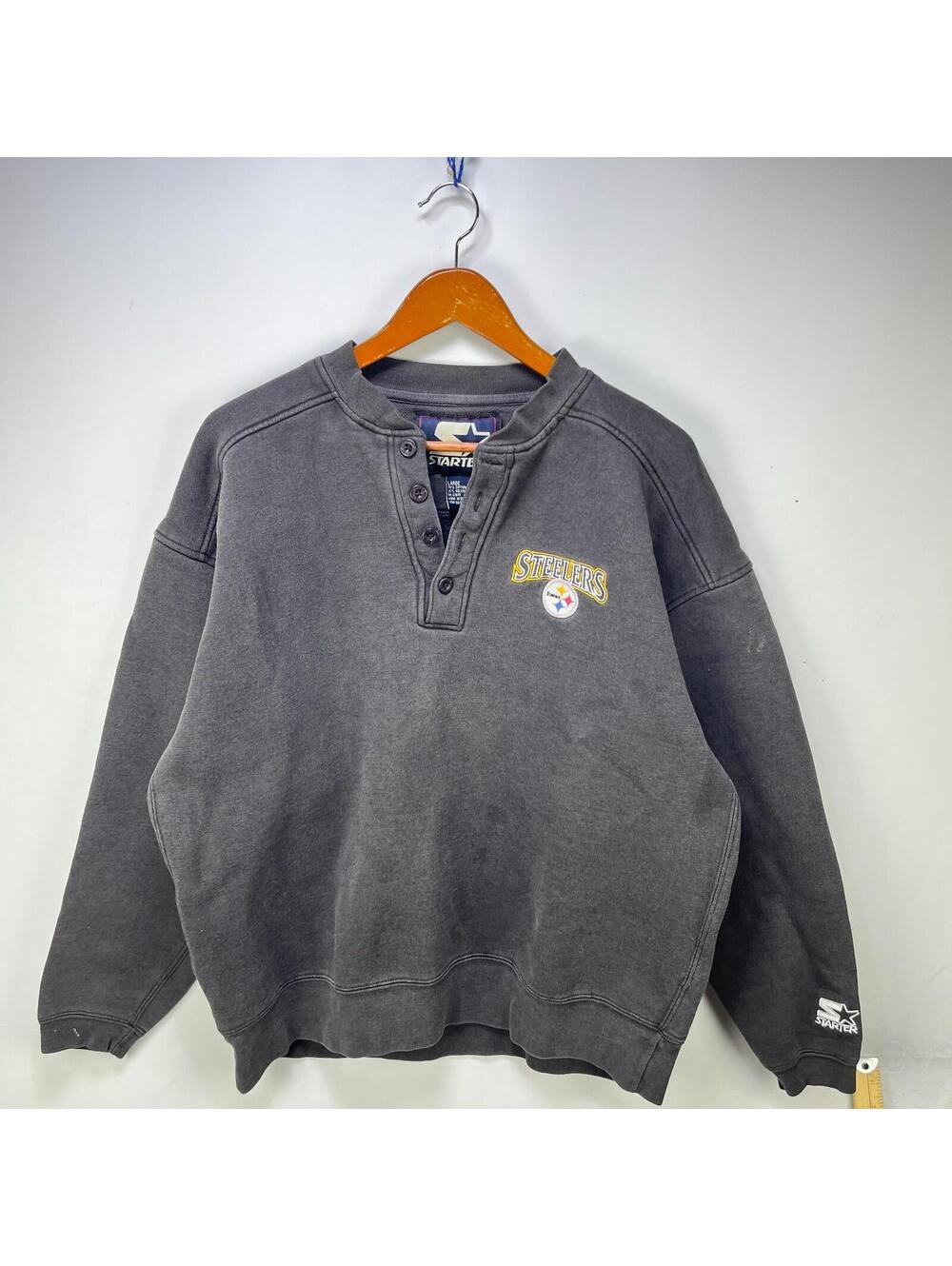 Vintage Starter Pittsburgh Steelers Faded Sweatshirt L